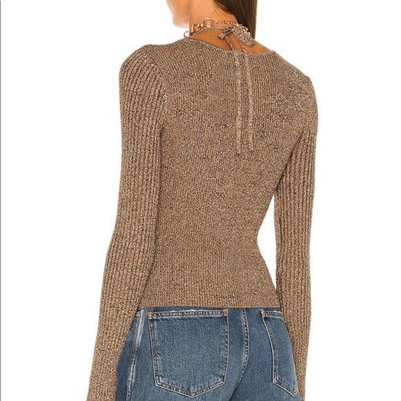 Simkhai Alexia Long Sleeved Top Size M (Originally $345) - Picture 3 of 4